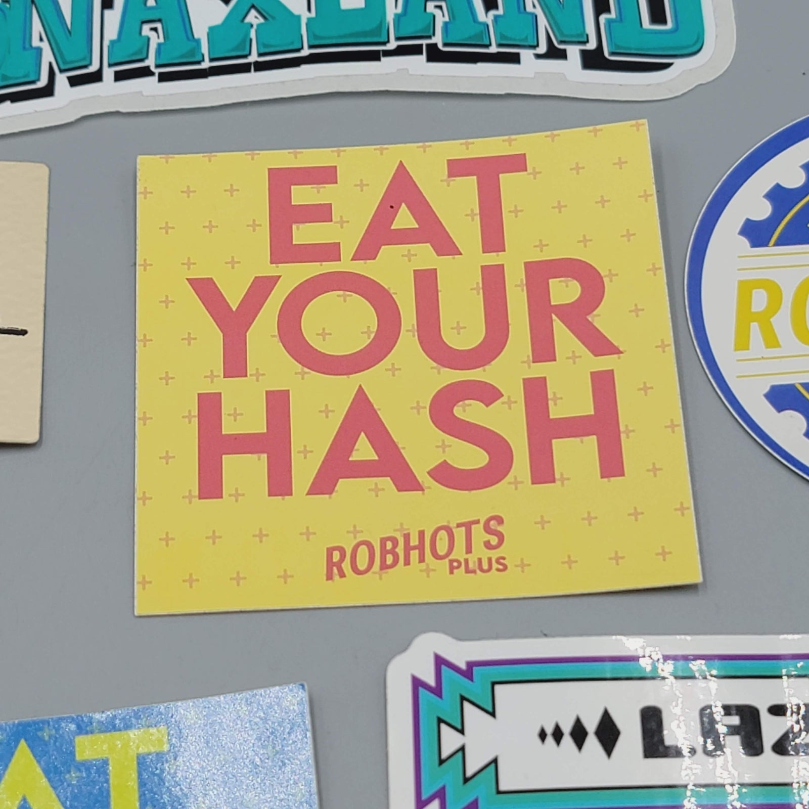Dispensary Sticker Lot Robhots LazerCat Snaxland Veritas Colorado Harvest