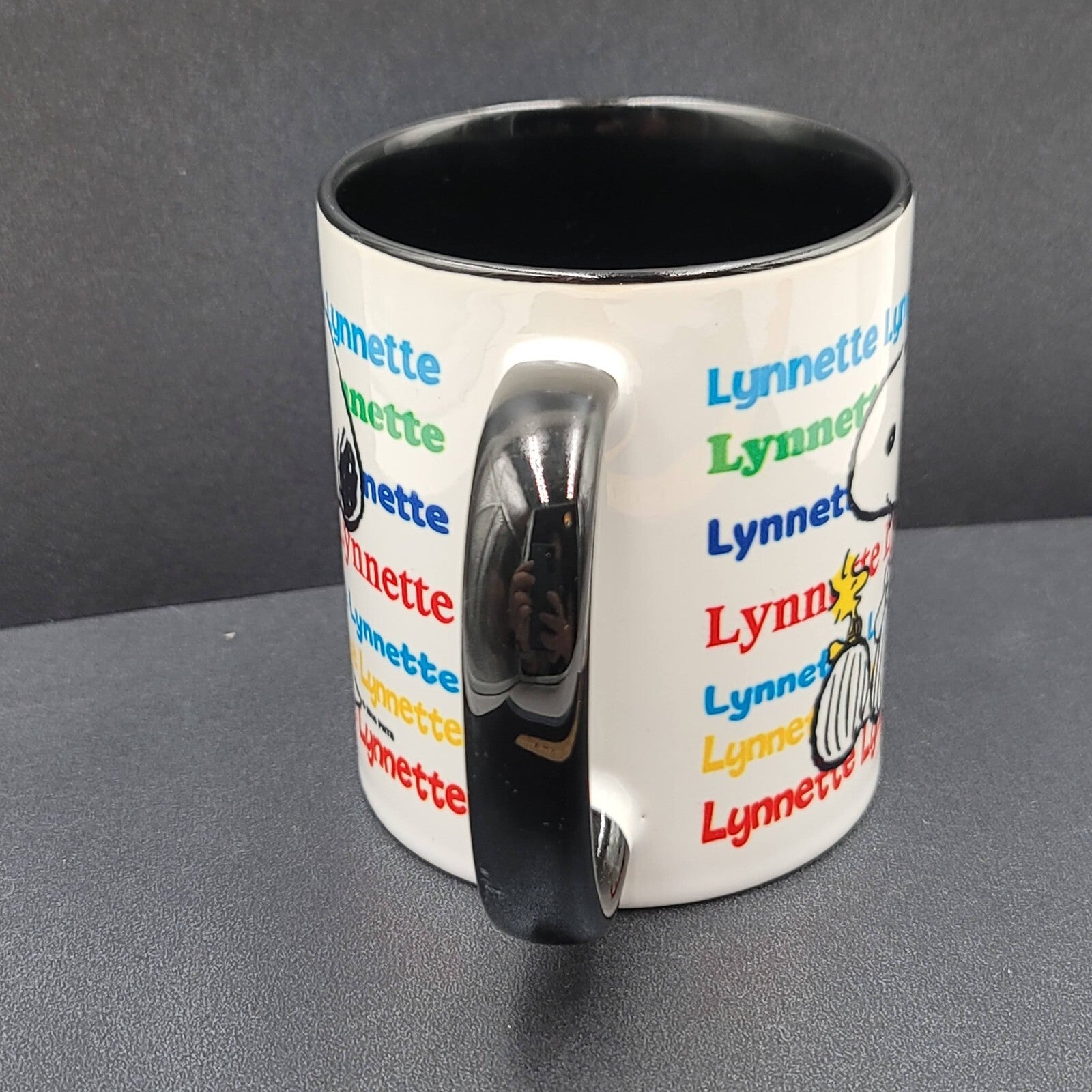 Snoopy Coffee Mug Personalized Name Lynette Peanuts Orca Coatings
