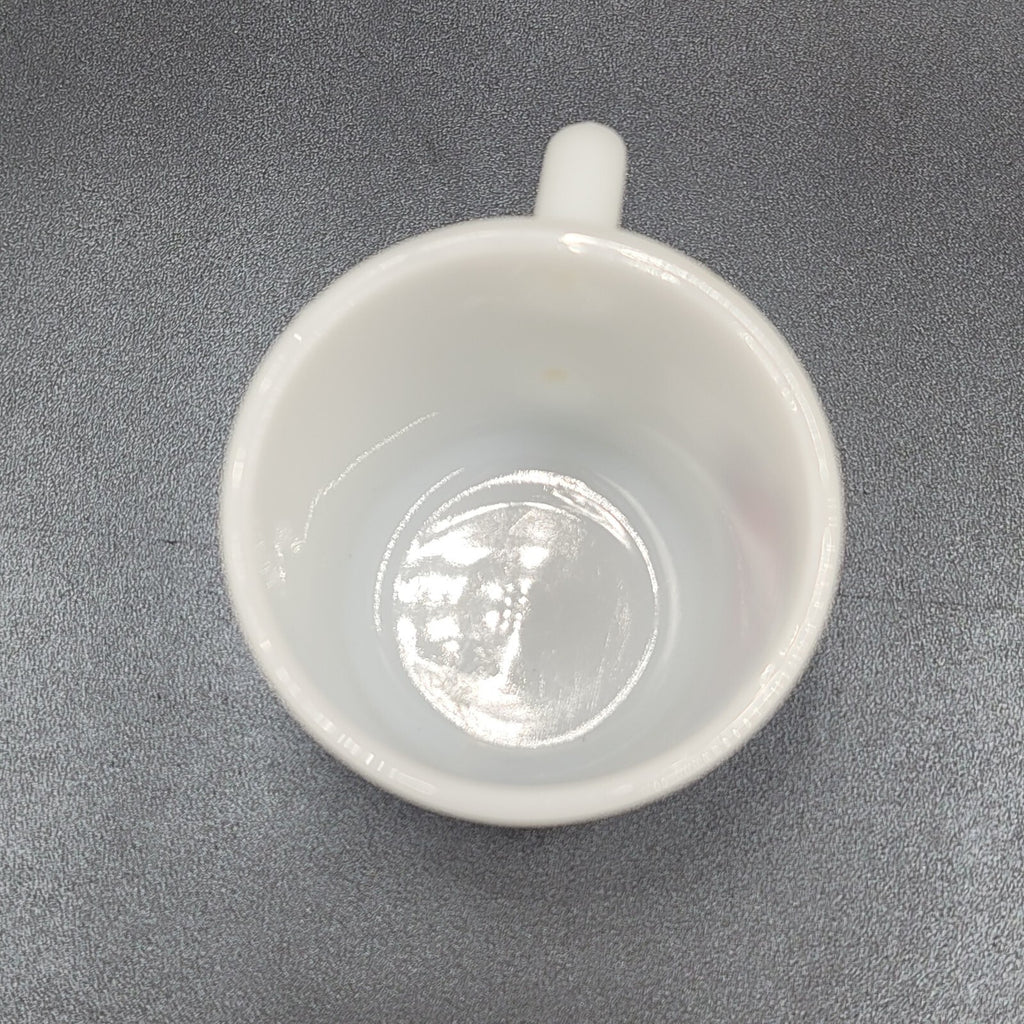 Vintage Westminster Fire Department Coffee Mug Galaxy Milk Glass 1984