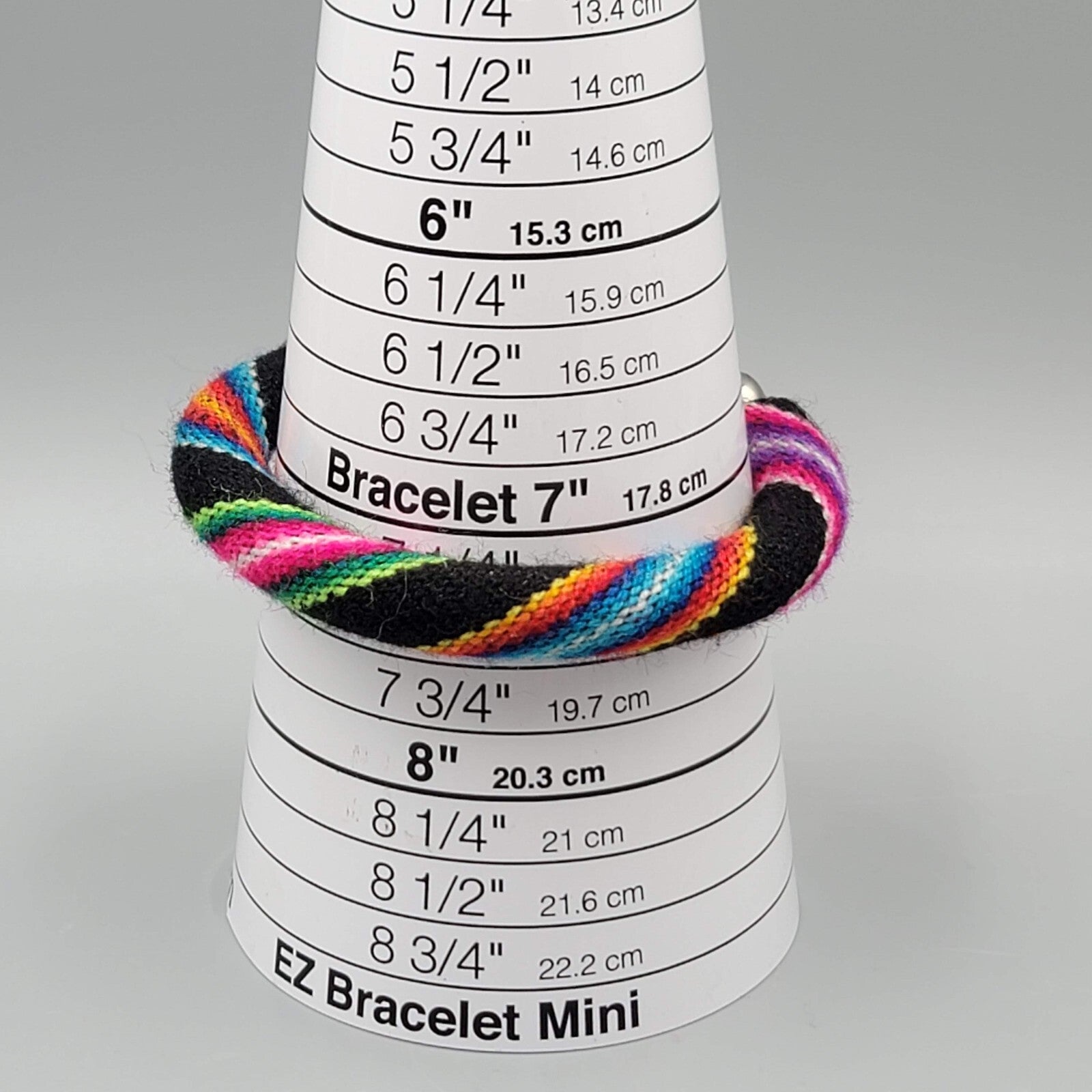 Baja Bangle Bracelet Woven Fabric  Men Women 7.5 in