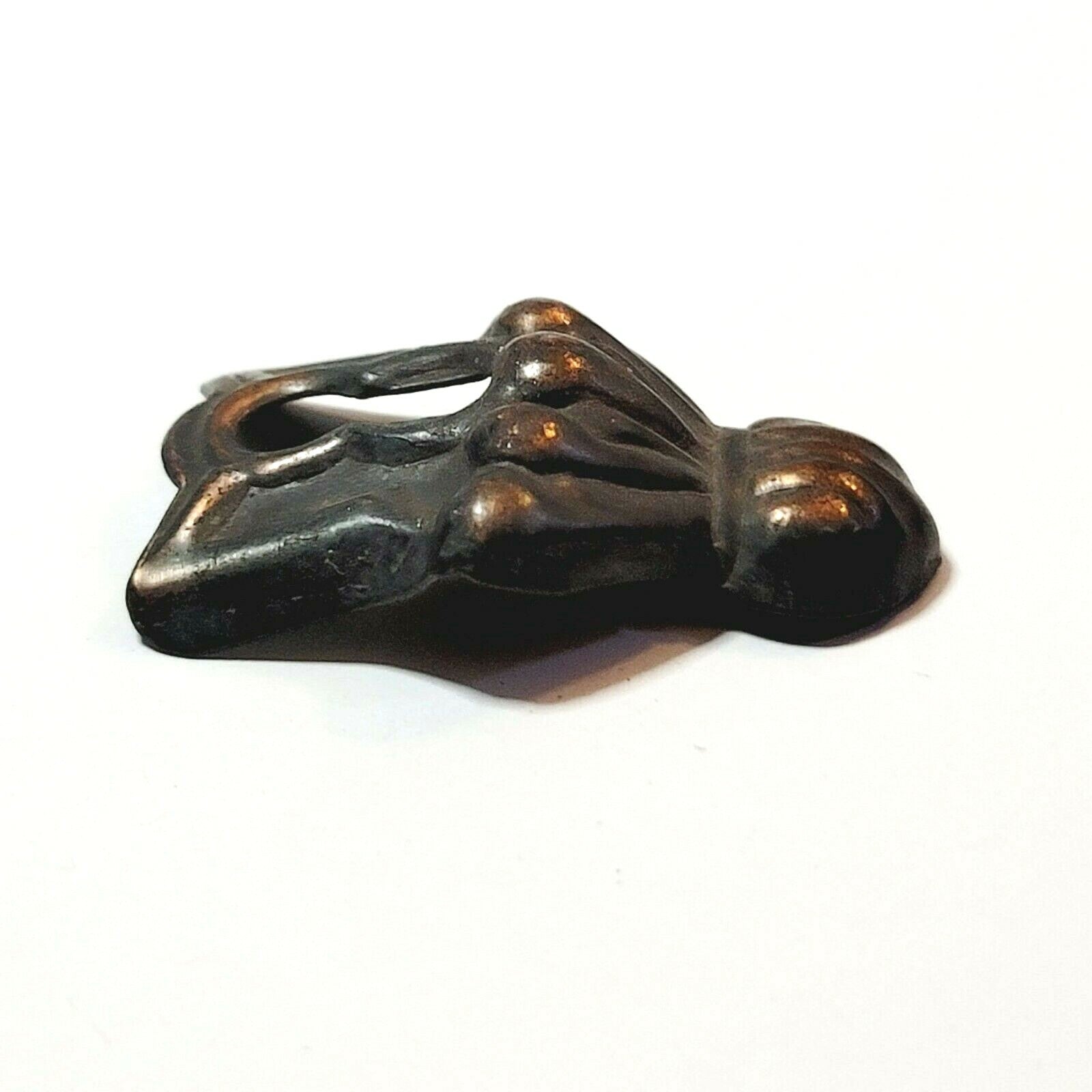 Vintage Ornate Skeleton Key hole Escutcheon Salvage Hardware 1 3/4" 3187