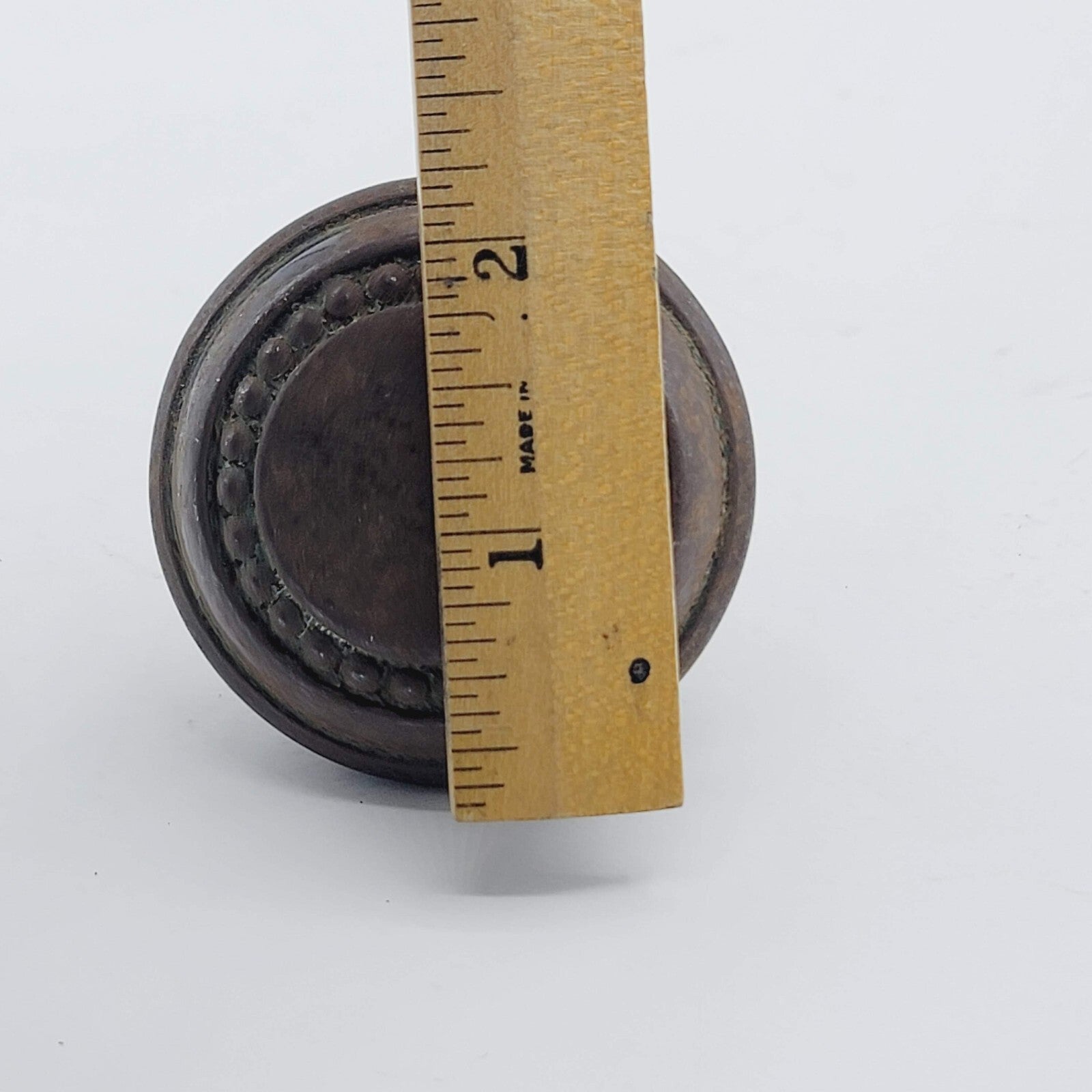 Single Vintage Steel Door Knob Reclaimed Salvage 2.25"  (101dk)