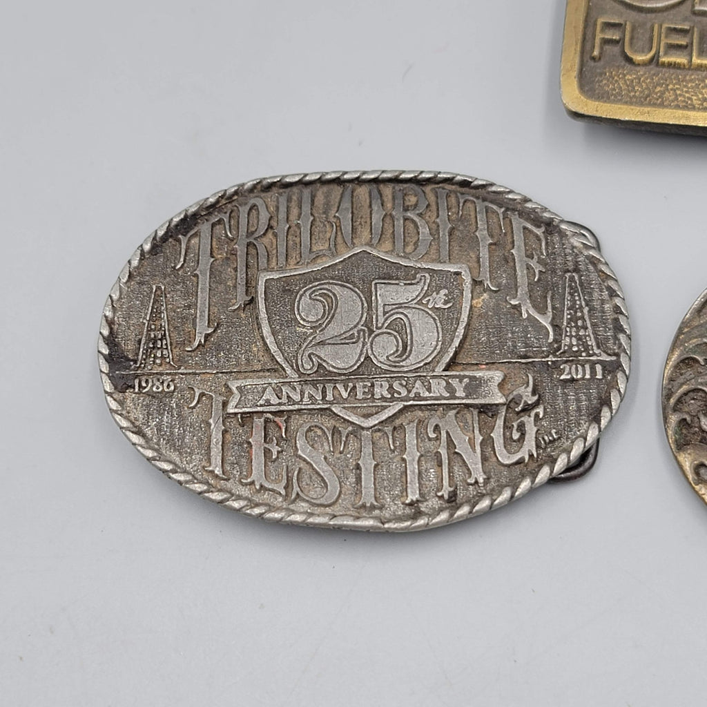 Vintage Belt Buckle Lot of 4 All with issues/problems see photos