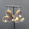 Pierced Earrings Mickey Mouse Star Wars Large Felt Dangle 2" Lightweight