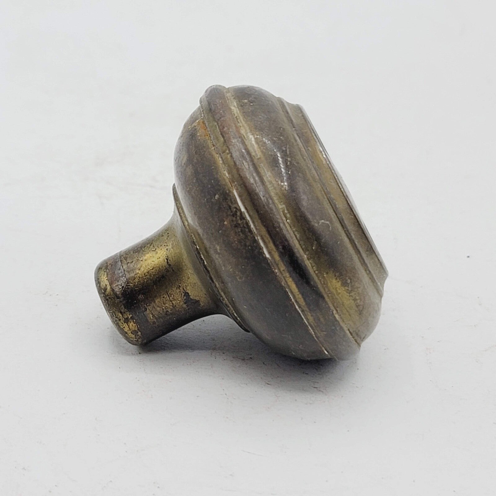 One Single Vintage Steel Door Knob Reclaimed Salvage 2.25"  23kk22