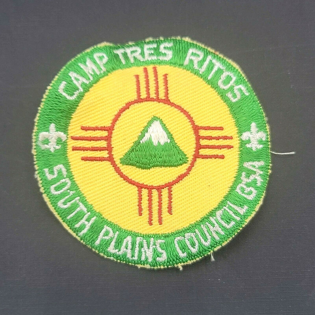 South Plains Council Camp Tres Ritos Boy Scout BSA Patch 2 7/8"