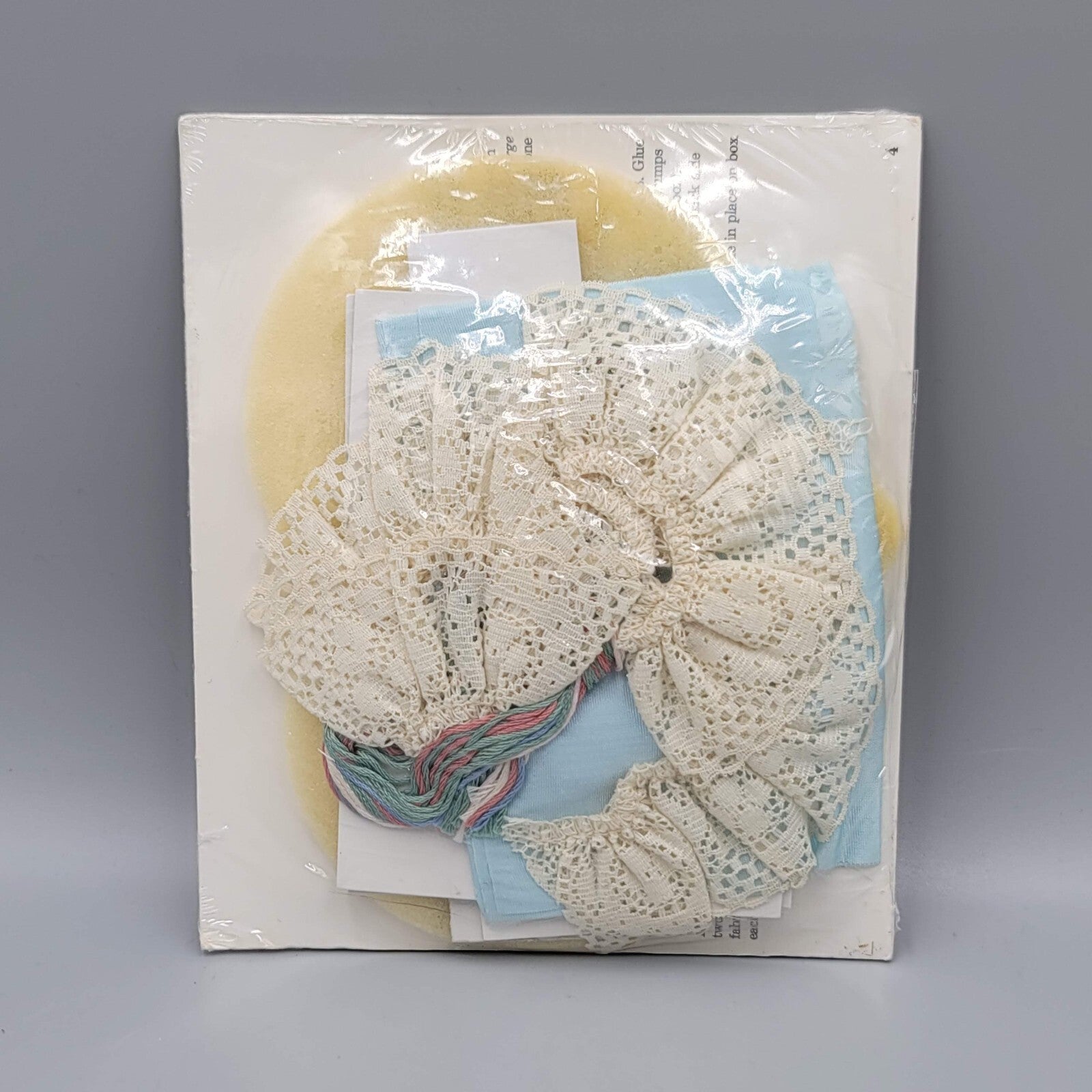 Vintage Keepsake Covered Heart Box Counted Cross Stitch Kit NOS 1501