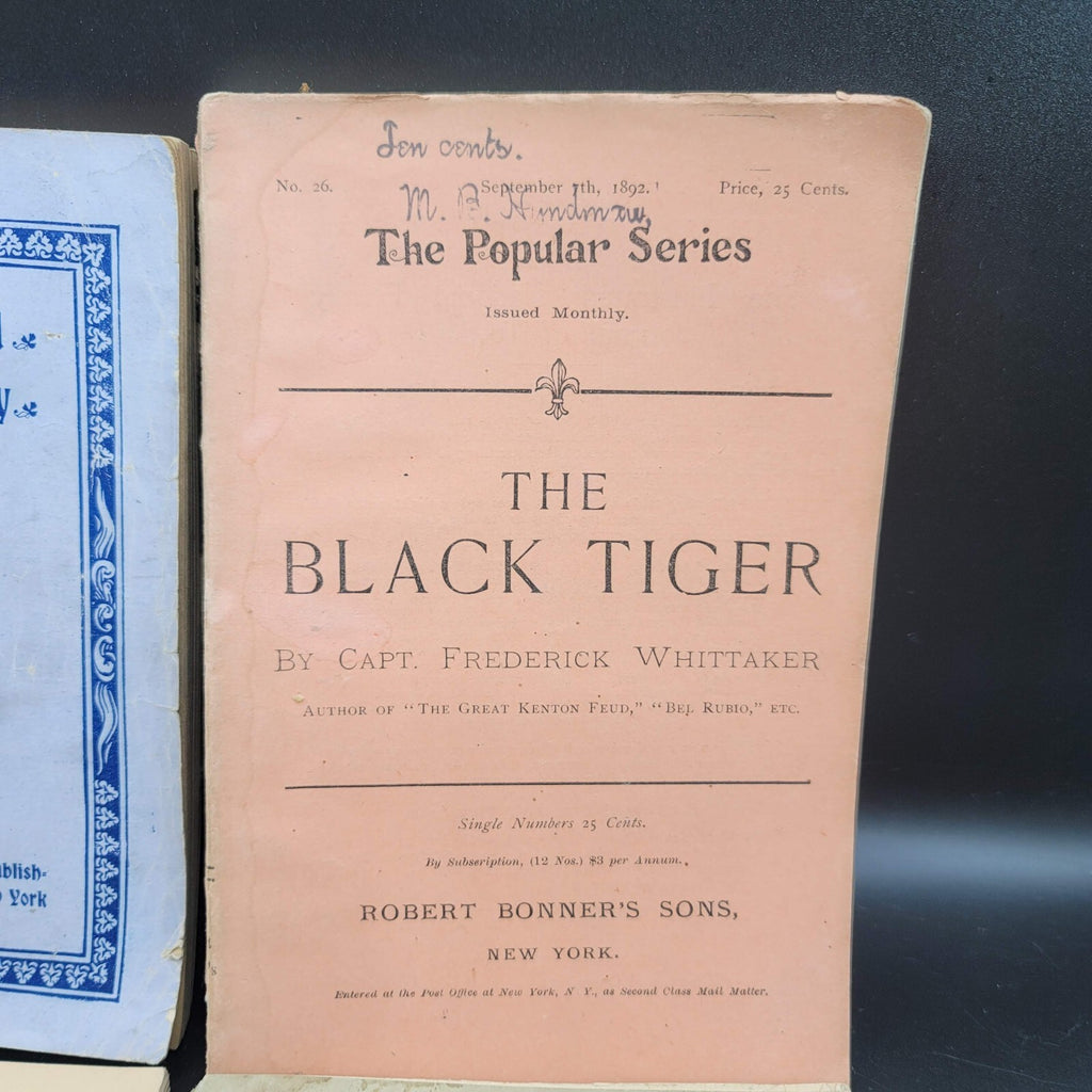 Antique Paperback Books Ideal Library 1899 Popular Series 1892 Lot of 4