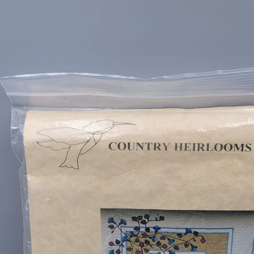 Country Heirlooms Morning Glory Trellis Quilt Pattern Only Size 92"x110"