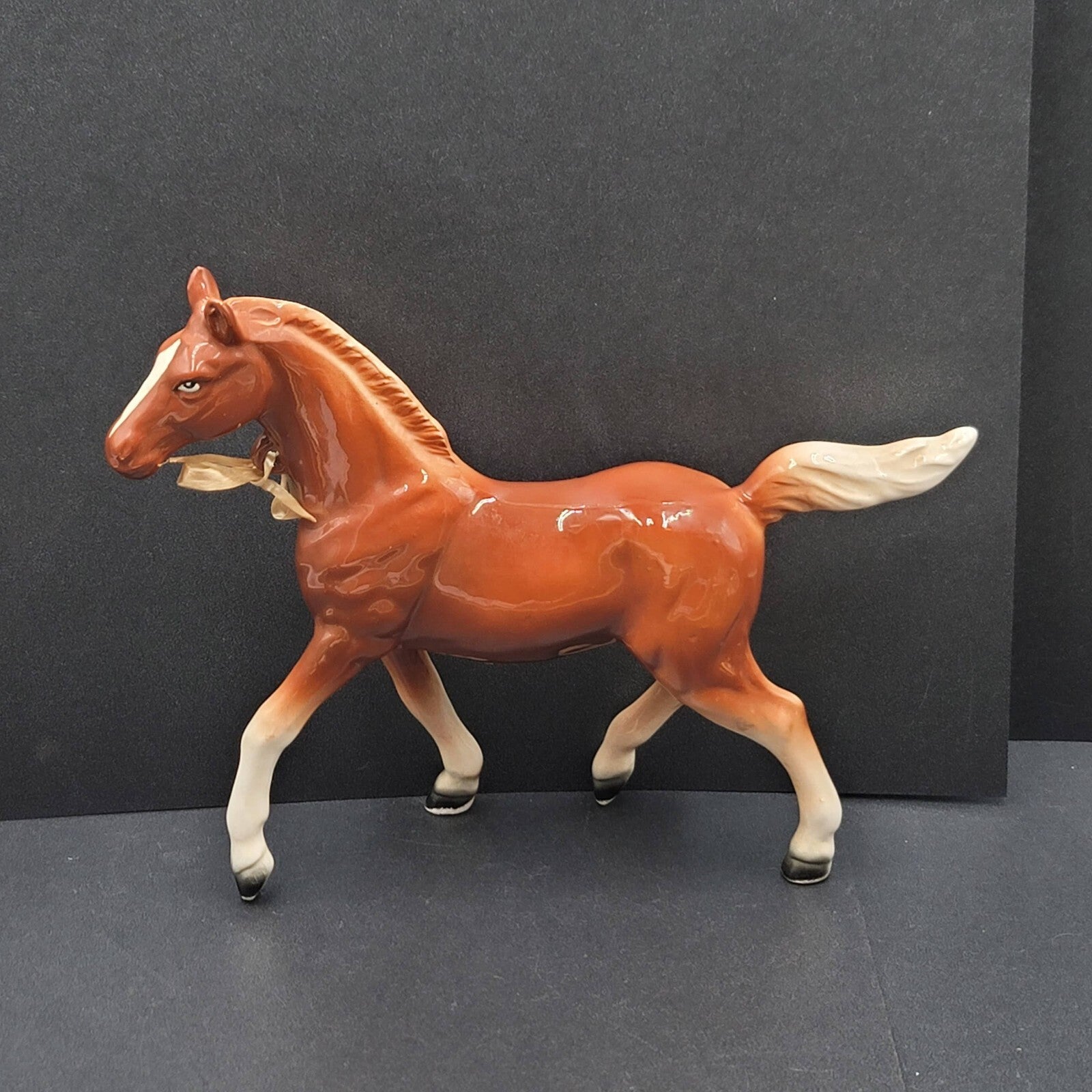 Vintage Lipper and Mann Horse Japan Figurine Ceramic Mare Foals Pony Family
