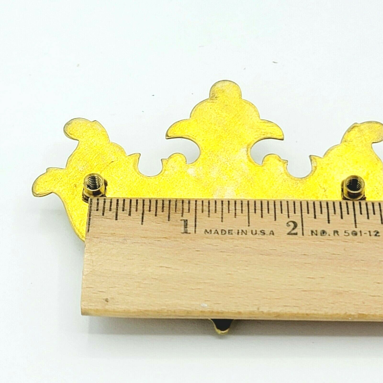 Vintage Brass Drawer Pull Chippendale Style Salvage Hardware SINGLE ONLY