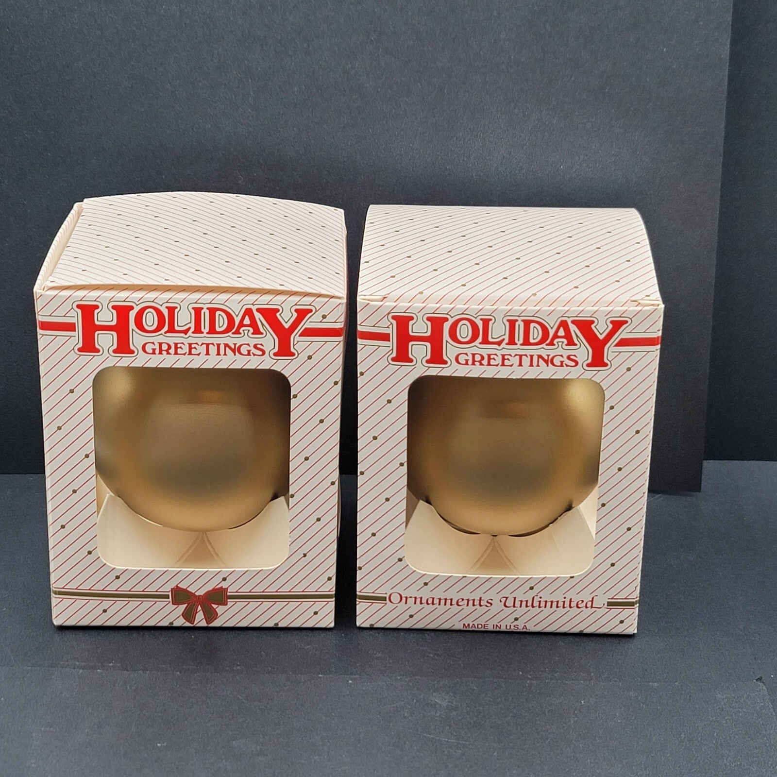 Vintage Golden Gates Casino Blackhawk CO Christmas Ornaments Lot of 2