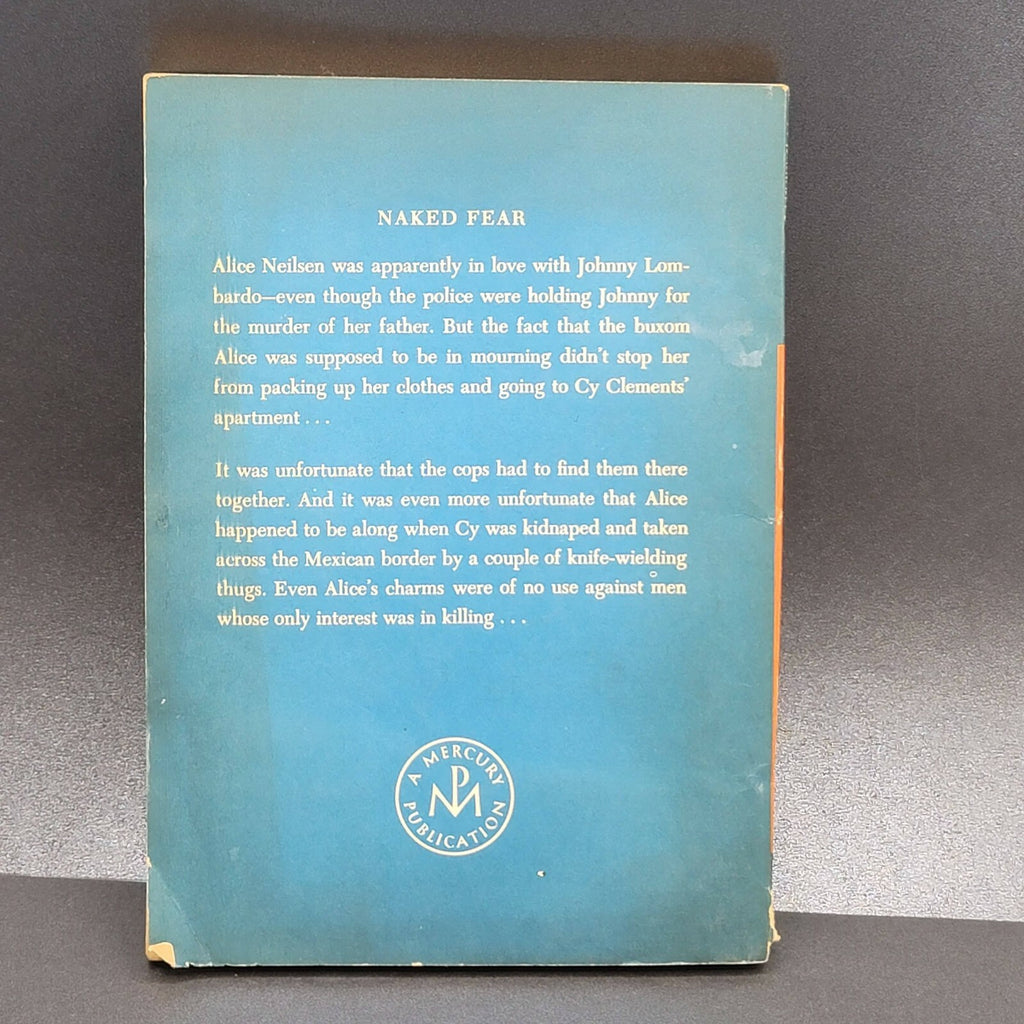 Naked Fear by John Farr 1955 Jonathan Press Mystery Paperback no. 82