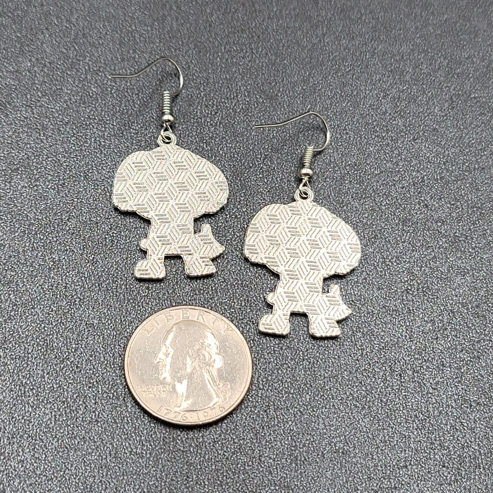 Jack Torrance Pierced Earrings Enamel The Shining Horror Movie Dangle 1.25" FS