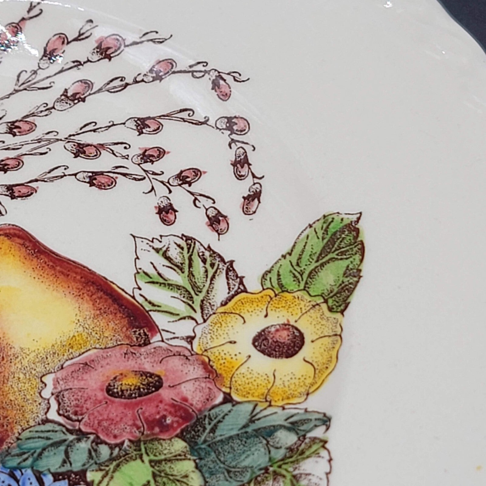 Vintage Vernon Kilns Fruitdale Dinner Plates Made In USA 9.5 in