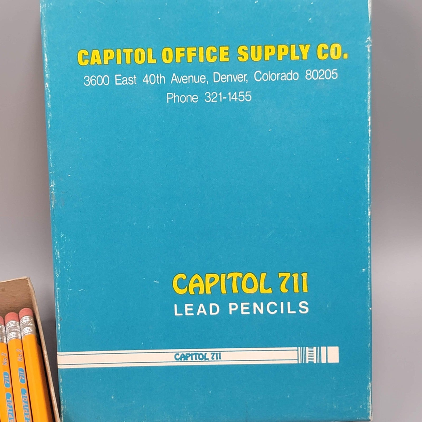 Vintage Lead Pencils Capitol 711 Med Soft (54 Total) New Old Stock Original Box