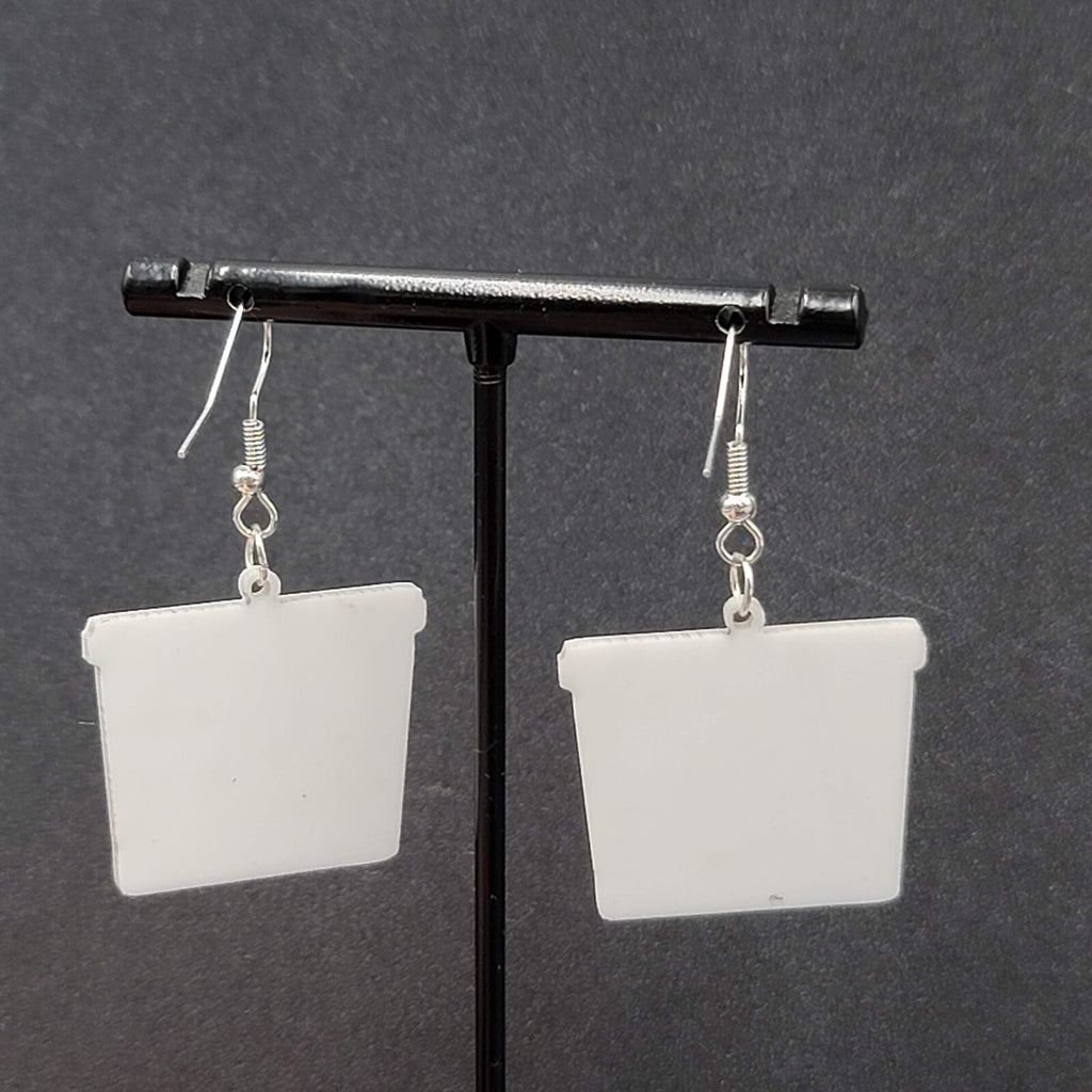 Pierced Earrings Milano Cookies Snack Novelty Fun Dangle  1"