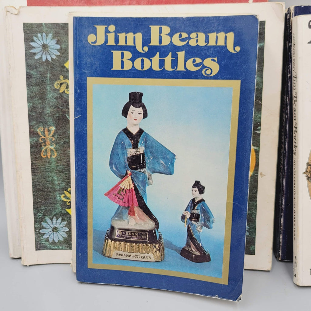 Jim Beam Bottles Collector Books Lot of 13 and Other Collectible Decanters