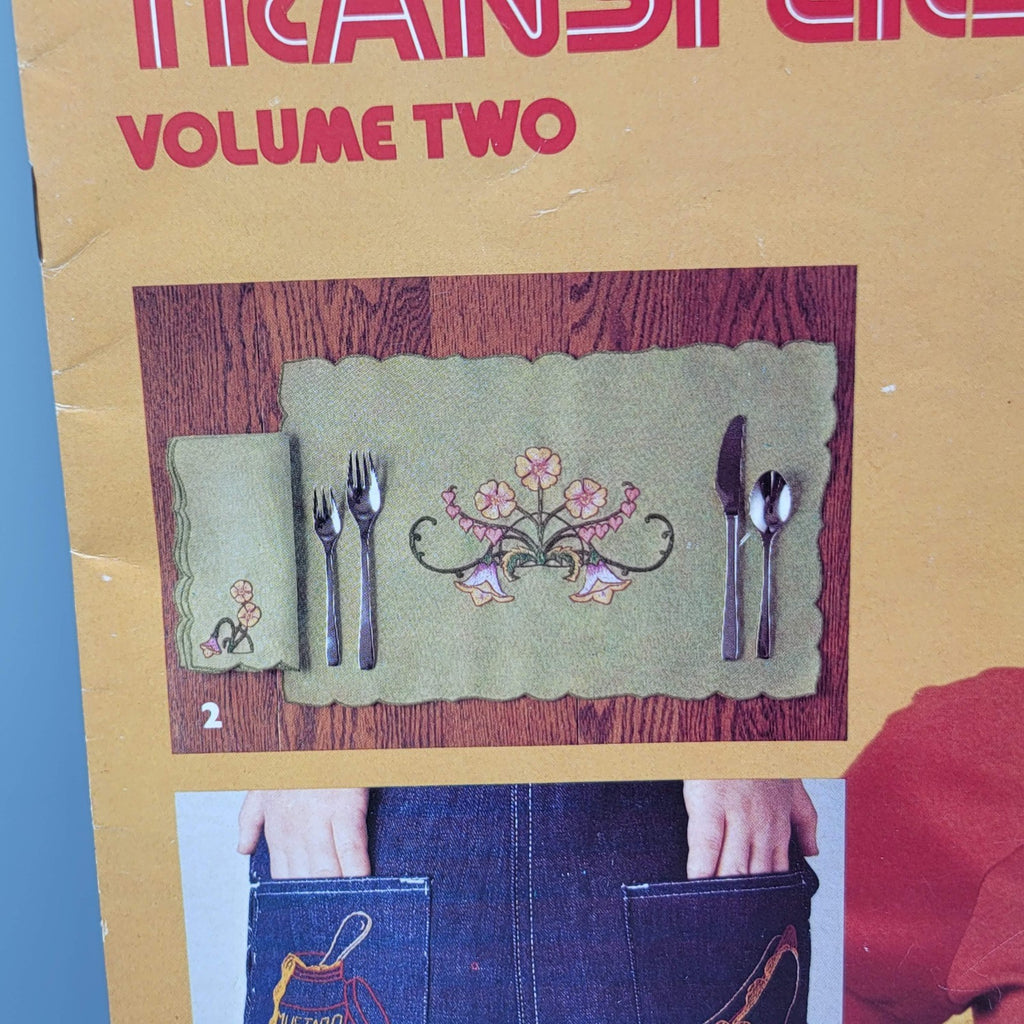 Vintage Leisure Arts EMBROIDERY TRANSFERS VOLUME TWO Leaflet #48 Unused