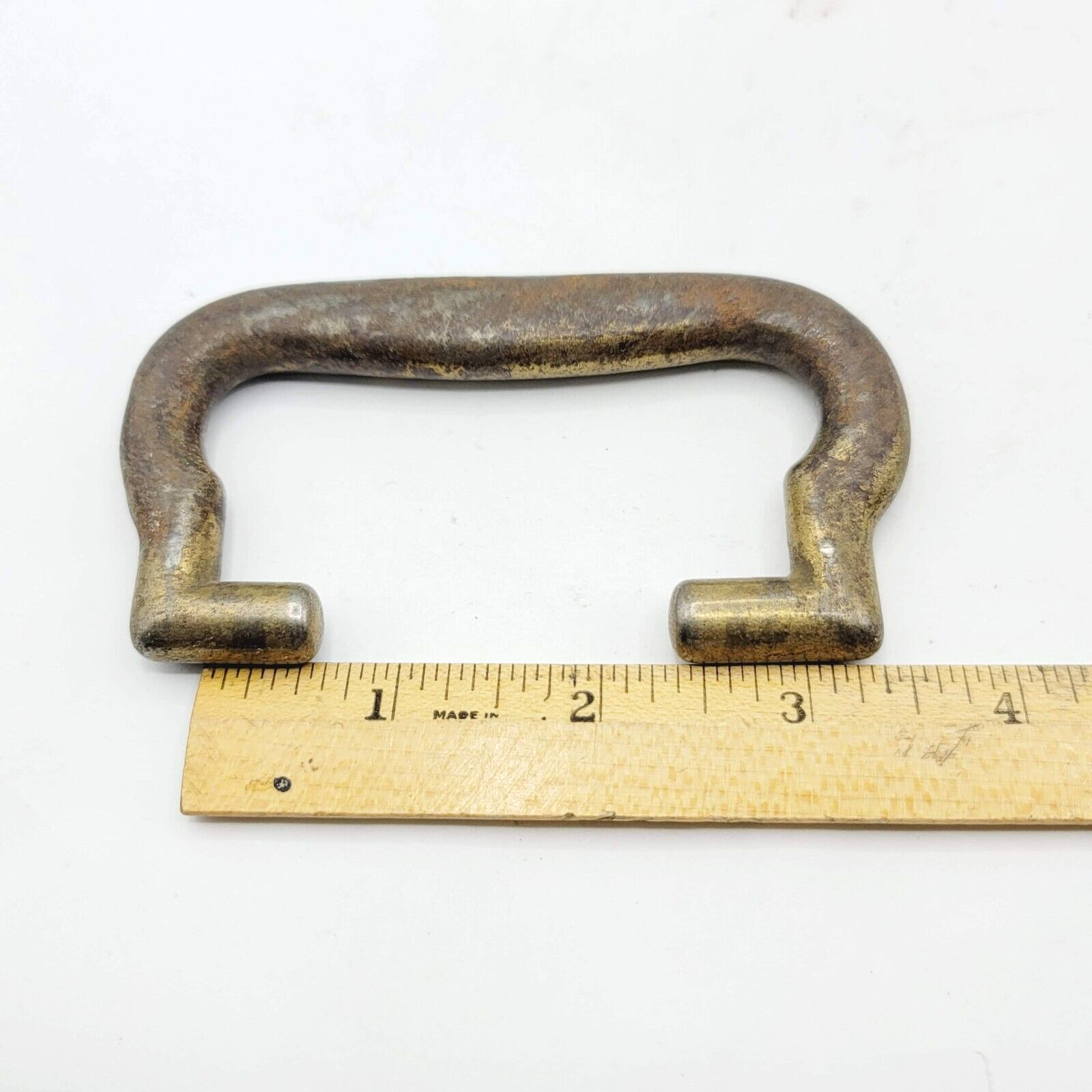 Vintage Large Steel Bail Pull Handle Replacement 2.5" Salvage Reclaimed