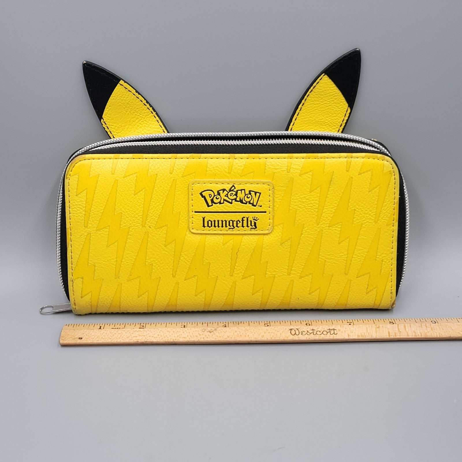 Loungefly Pikachu Zip Around Wallet Yellow Pokemon Cosplay Pre-Owned