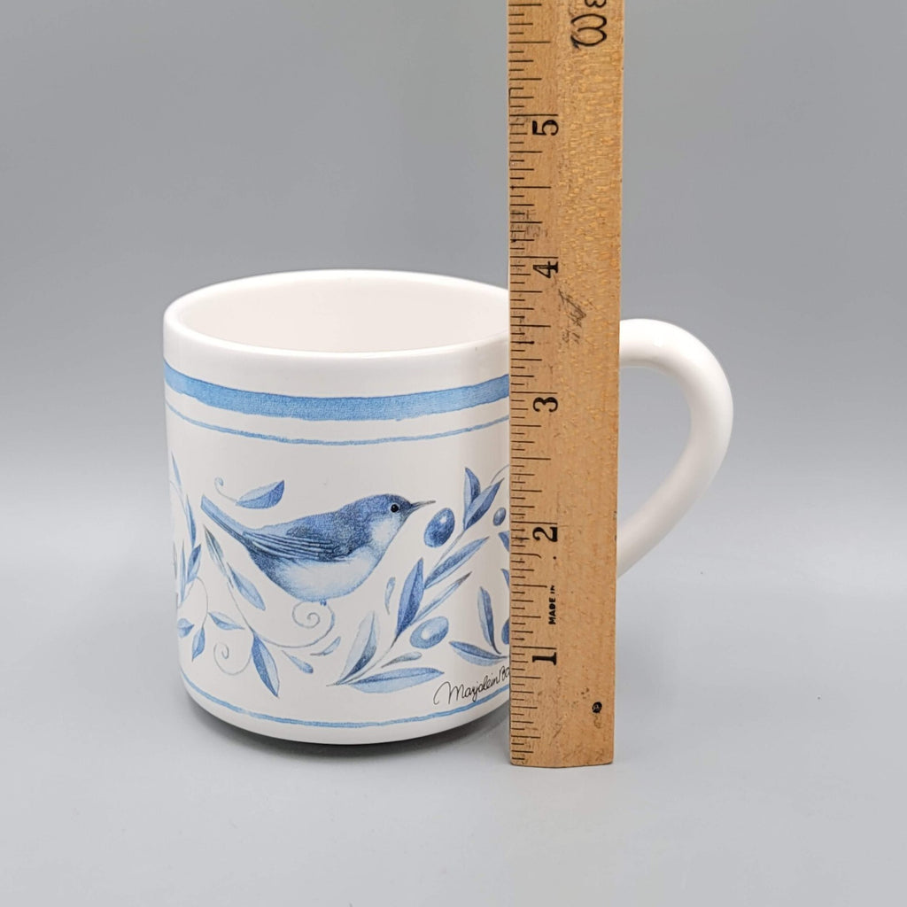 Vintage Marjolein Bastin Coffee Mug Blue Bird Tea Cup Hallmark