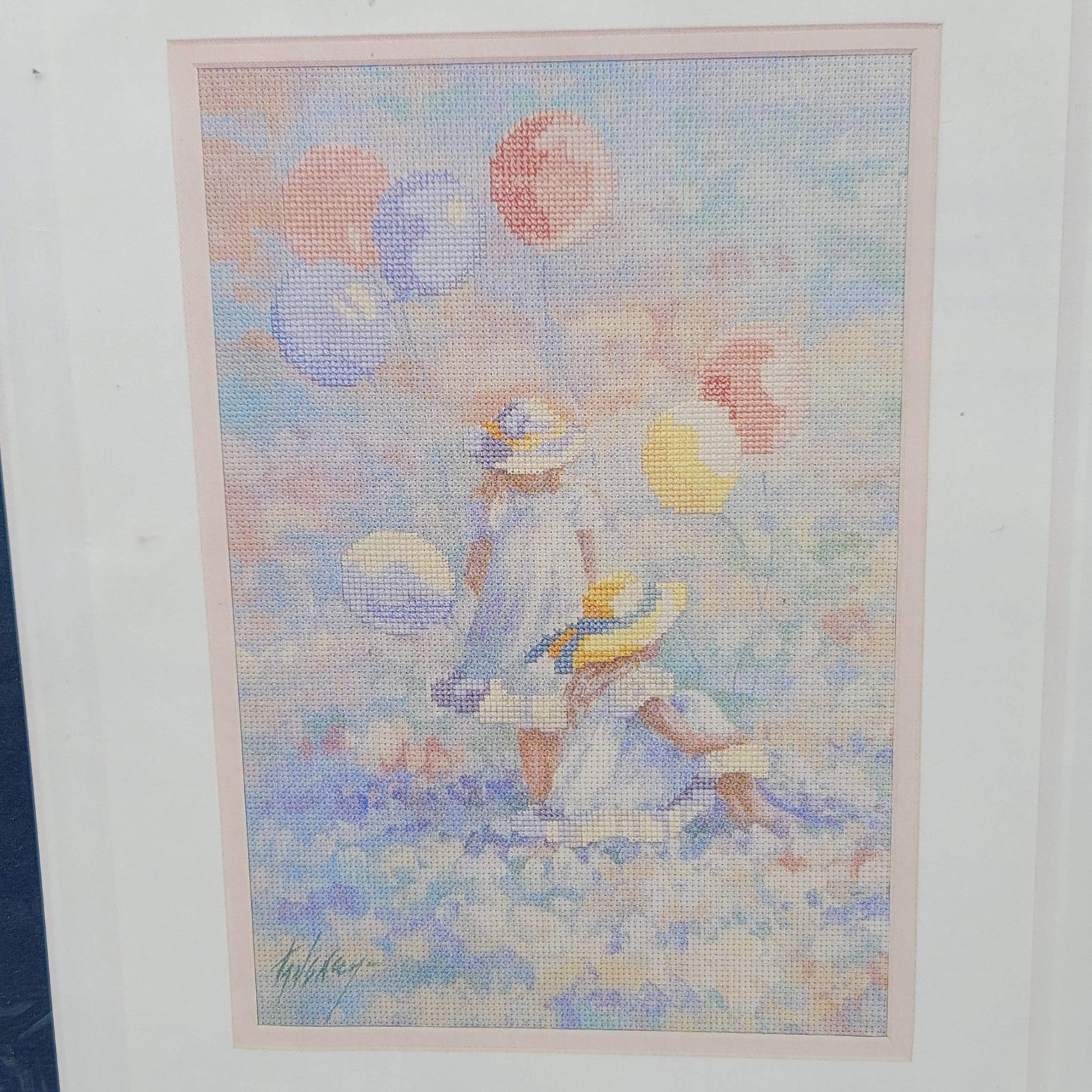 Simplicity Breezy Balloons 05521 Counted Cross Stitch Kit 9x12" Candy Tangney