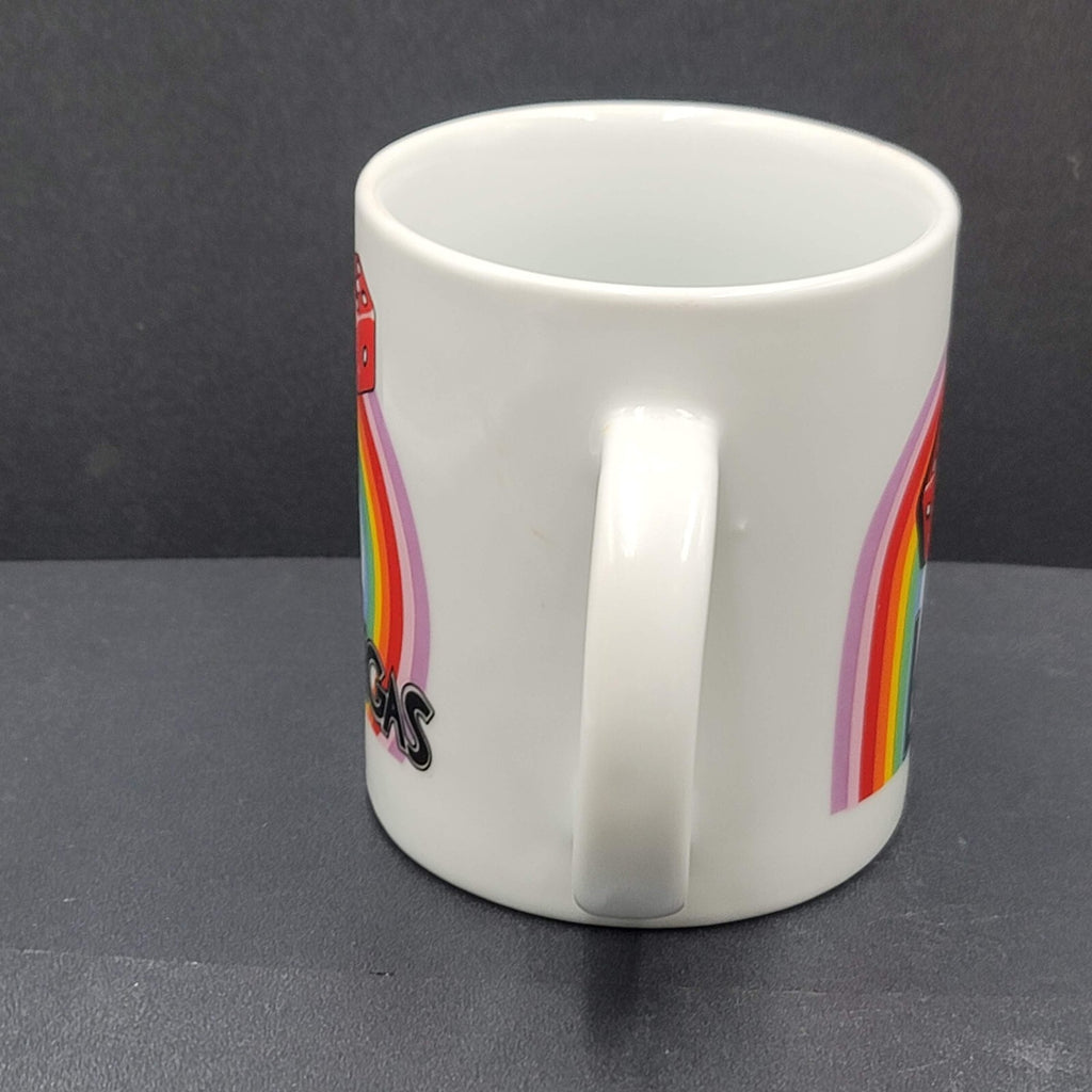 Vintage Las Vegas Nevada Rainbow Coffee Mug Novelty Mugs Casino Souvenir