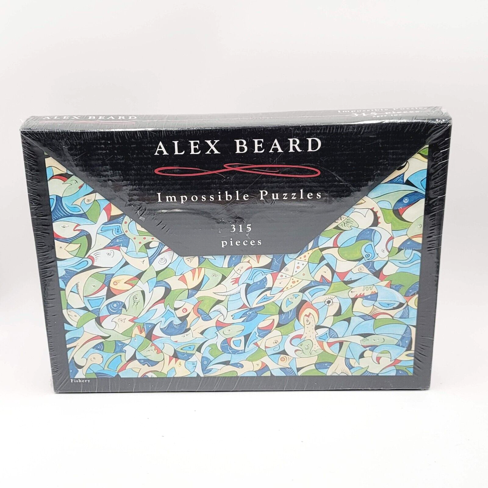 Alex Beard Impossible Puzzles Fishery New in Box 315 Pieces 25" x 17 1/2"