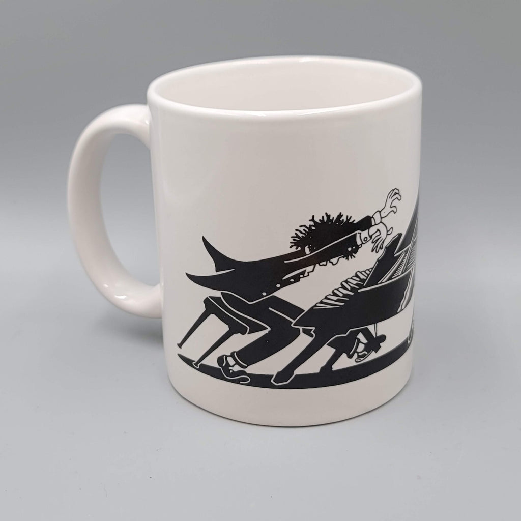 Piano Coffee Mug Musically Inclined Black White M Ware