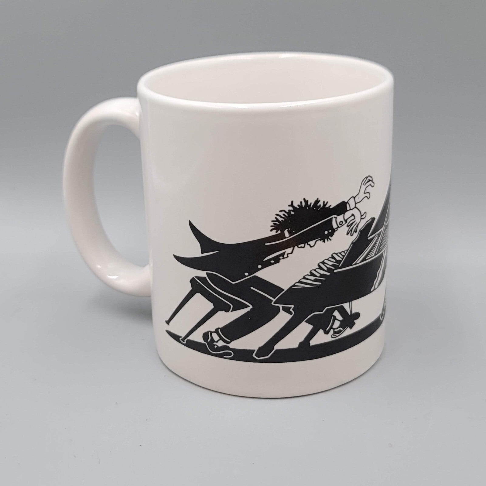 Piano Coffee Mug Musically Inclined Black White M Ware