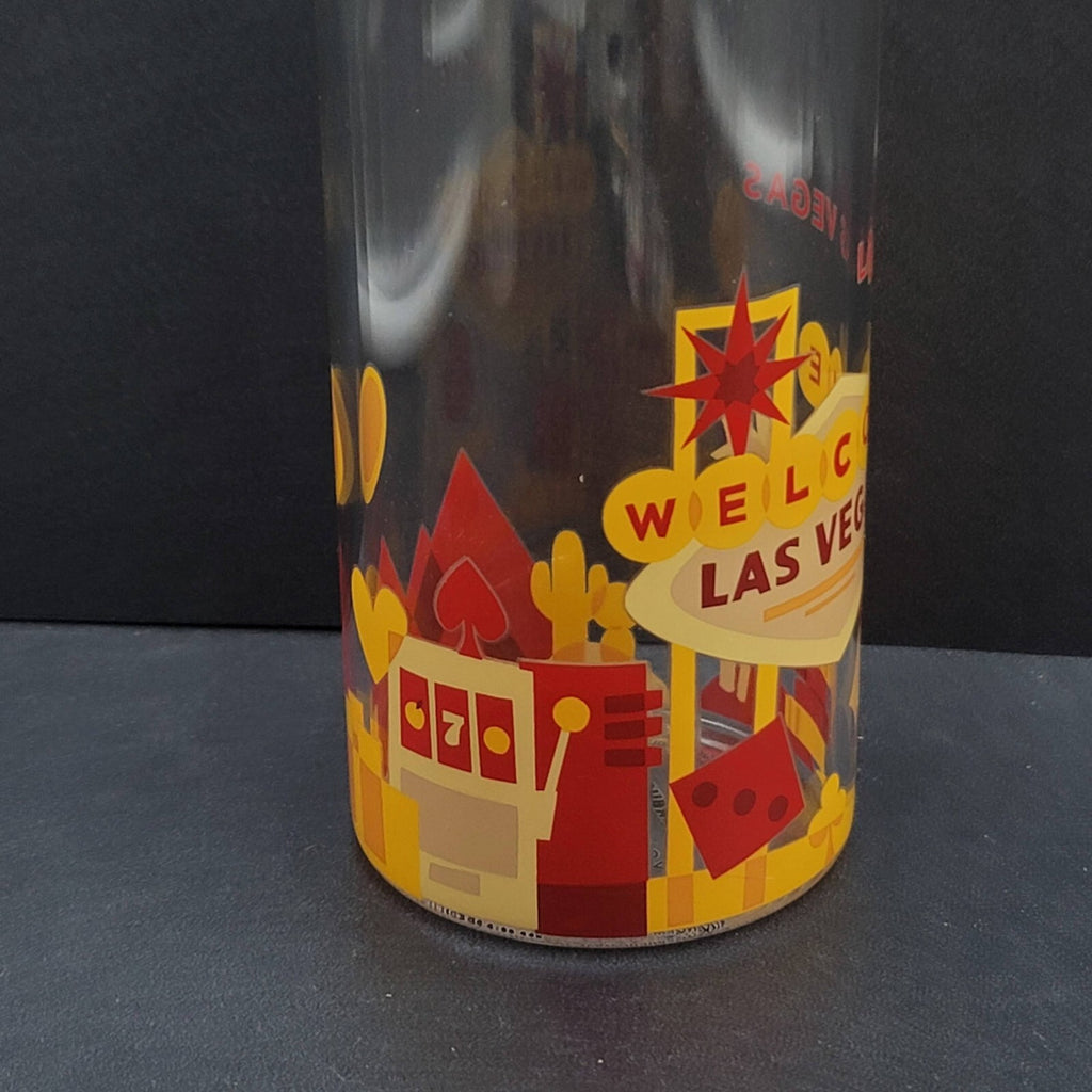 Starbucks You Are Here Collection Las Vegas NV Glass Water Bottle 18.5 oz