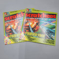 Vintage Fighter Pilot Scratchees Scratch Off Games Dr. Scratchov Lot of 2