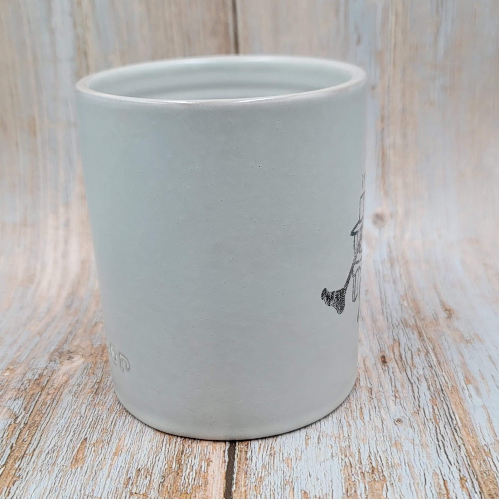 Hallmark Life Is Good Large Coffee Tea Mug Gray Large Ceramic