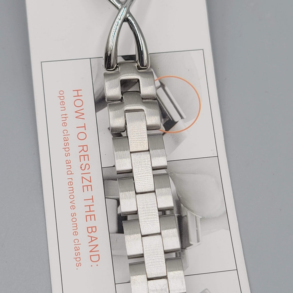 Secbolt Band for Apple Watch Bling Band Silver Sport Edition NWT