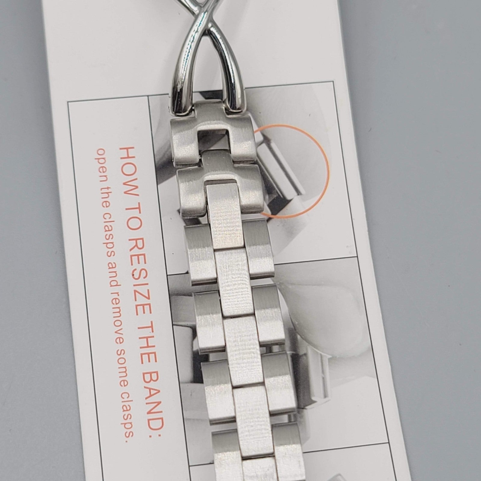 Secbolt Band for Apple Watch Bling Band Silver Sport Edition NWT
