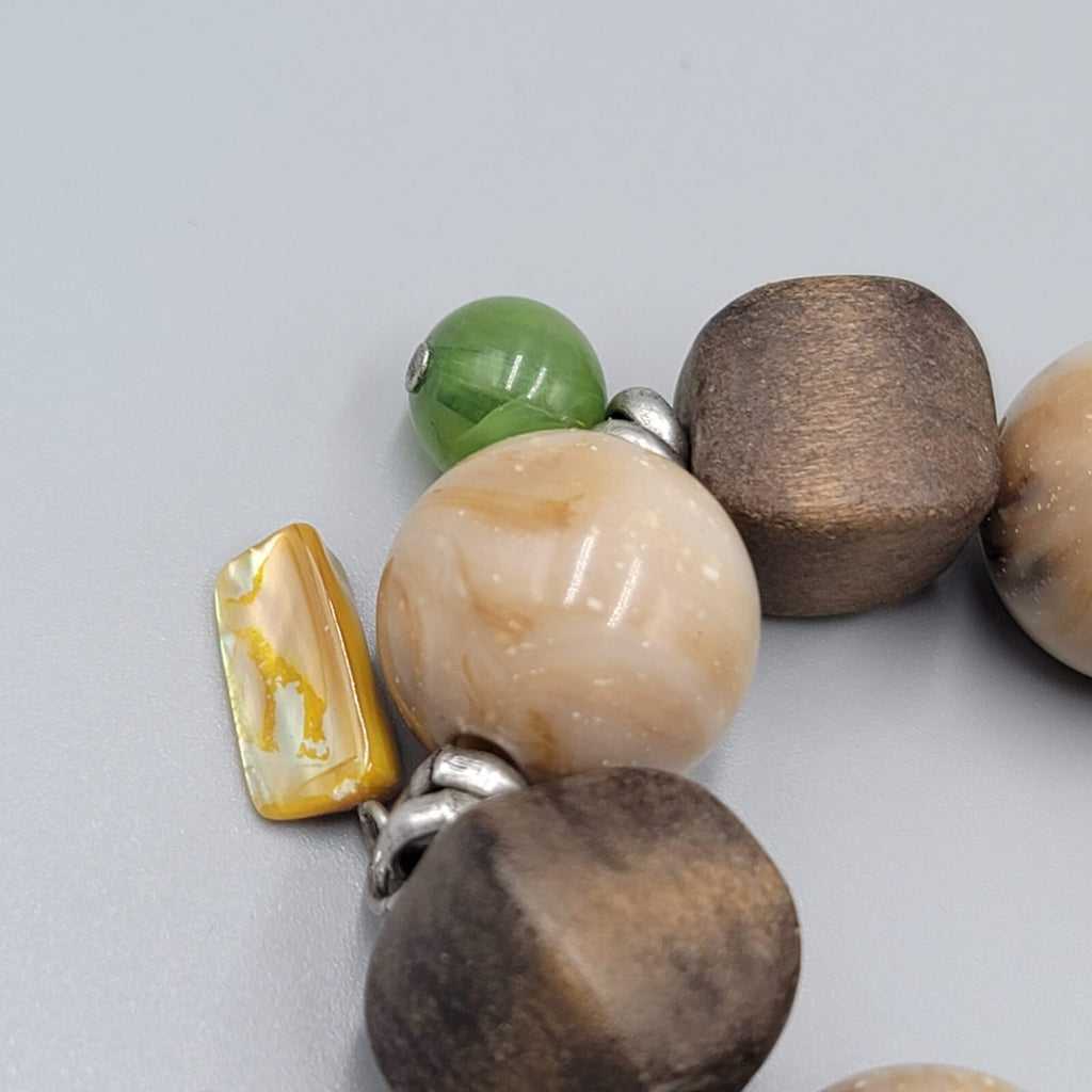 Sonoma Bracelet NWT Lot of 2 Chunky Wood Bead Elastic