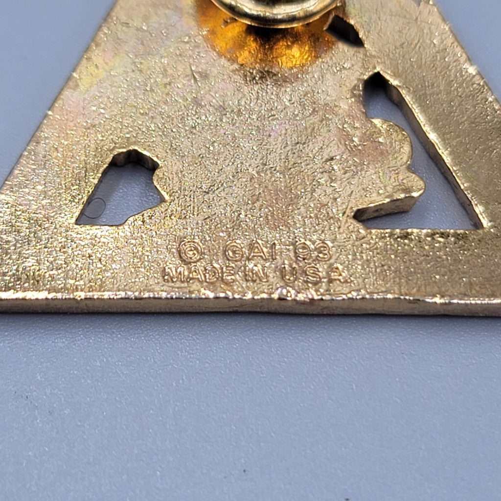 Fur Rendezvous 1994 Enamel Lapel Pin Anchorage Alaska 1.75"