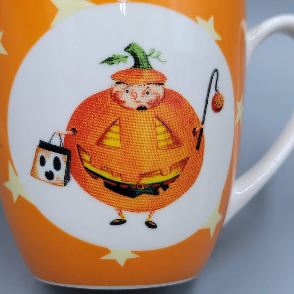 Lori Mitchell Halloween Boo! Jack-o-lantern Kid Costume Trick-or-Treat Mug