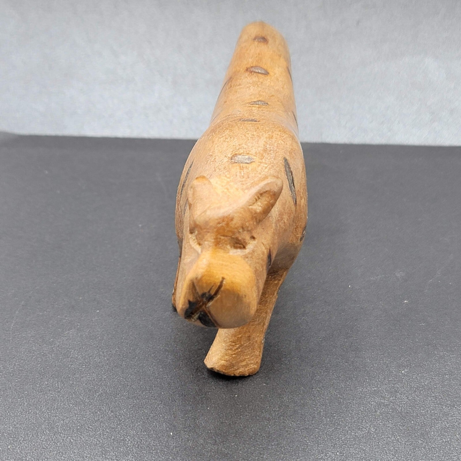 Hand Carved Wood Safari African Animal Cheetah 7.5"
