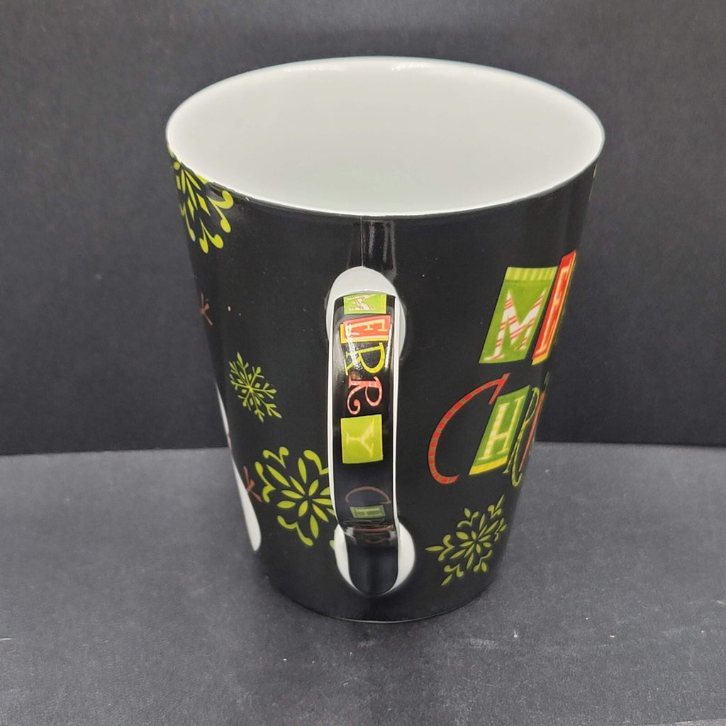 2010 Brother Sister Design Studio Snowman Christmas Mug Merry Christmas