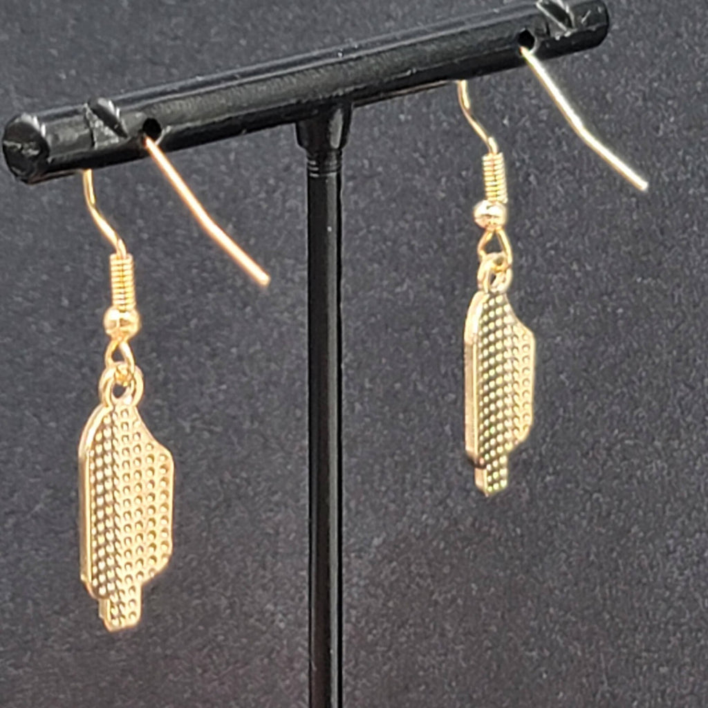 Heart Ice Cream Popsicle Pierced Earrings Pink Enamel Dangle New 3/4"