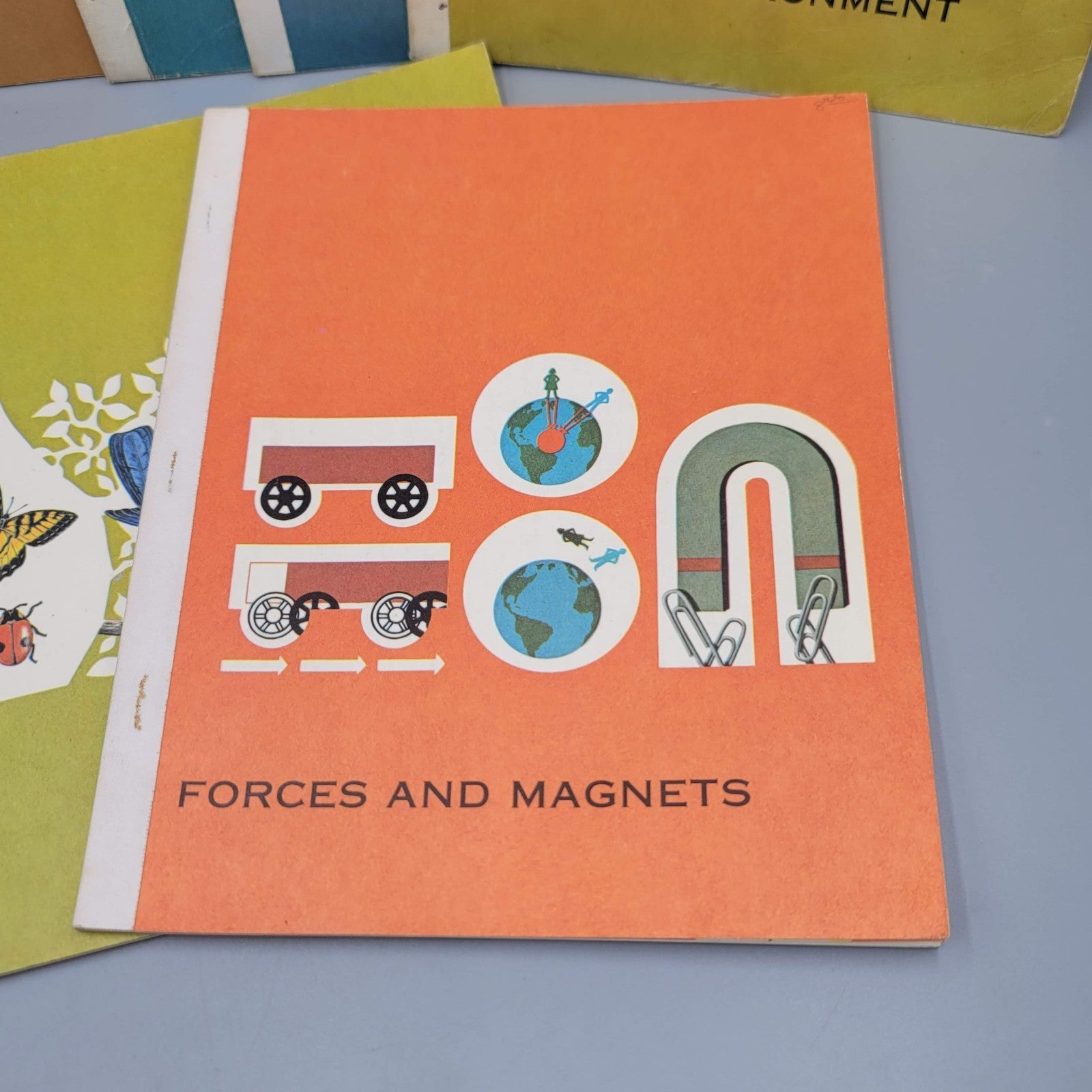 Thinking Ahead In Science Lot of 6 Books PB 1965 Animals Magnets Space Weather