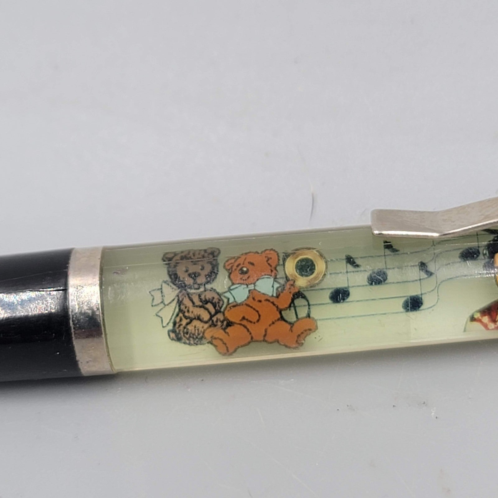 Vintage Floater Pen Elvis Presley Teddy Bear Floating Bear Floaty Pen