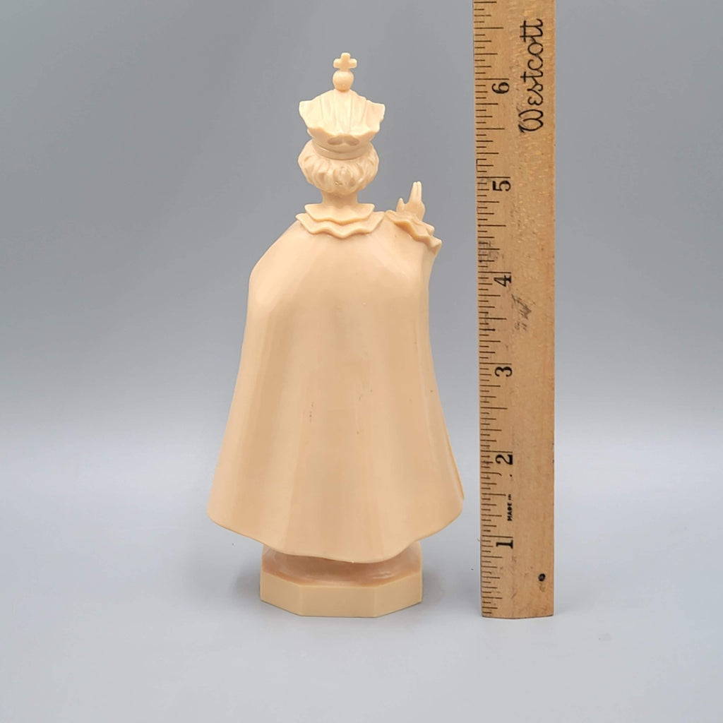 Vintage Plastic Statue  of the Infant of Prague Jesus Catholic  6 in