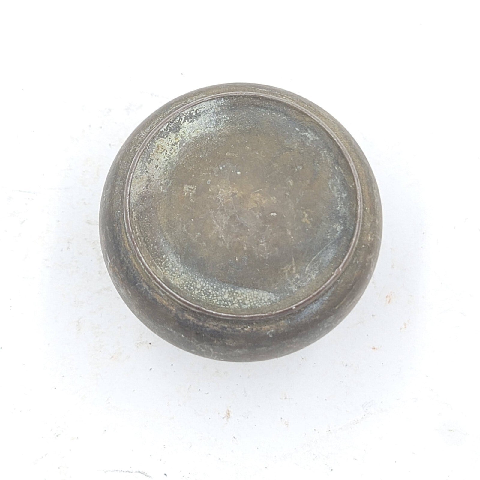 Vintage SINGLE Steel Doorknob Salvage Reclaimed Door Hardware 2.25 in 1148o