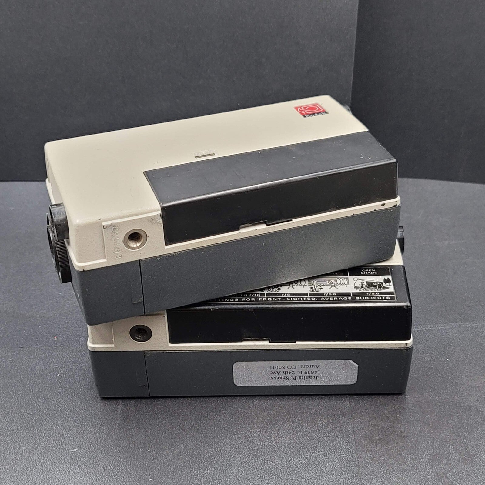 Vintage Kodak M4 Instamatic Movie Cameras Lot if 2 UNTESTED