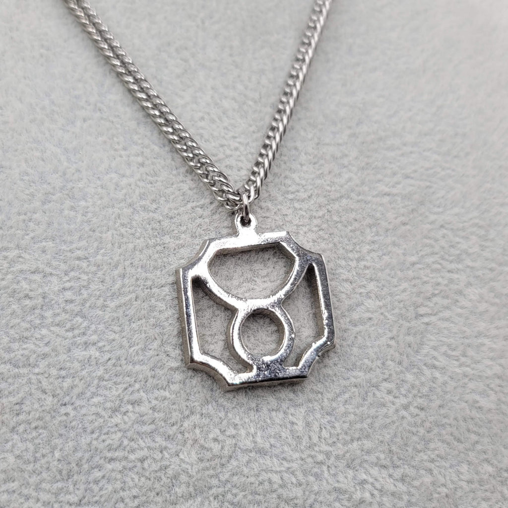 Vintage Zodiac Taurus Pendant Necklace Silver tone 18" Mens Womens