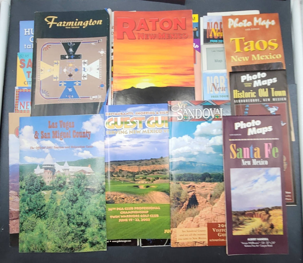Vintage New Mexico Tourism Guides Maps Large 30 Lot 1994-2005