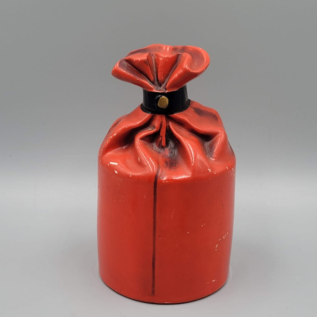 Vintage Ceramic Money Bag Coin Bank Lego Japan No Stopper